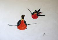 Verleiht Pinguinen Fl&uuml;gel 50x70 5-2023